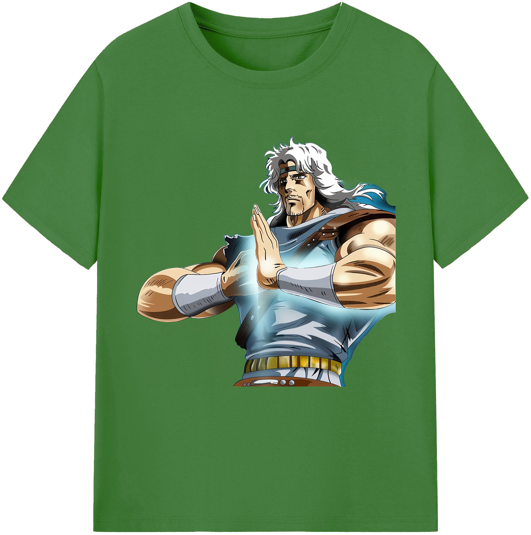 （画像用） 北斗の拳 Fist of the North Star レディースカジュアルプリントTシャツ（綿100％）